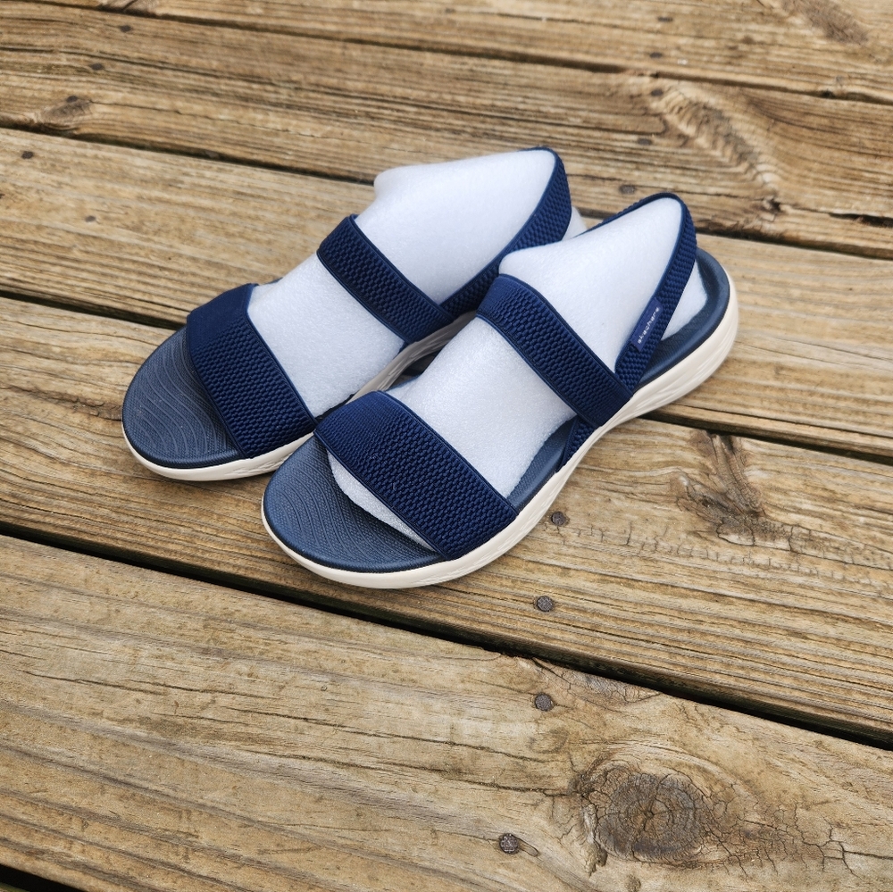 Skechers GOMA Mat navy sandals 10